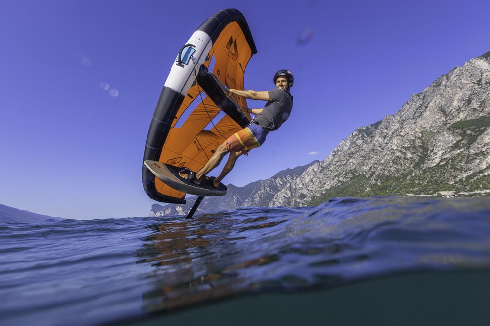 Michi coaching on water